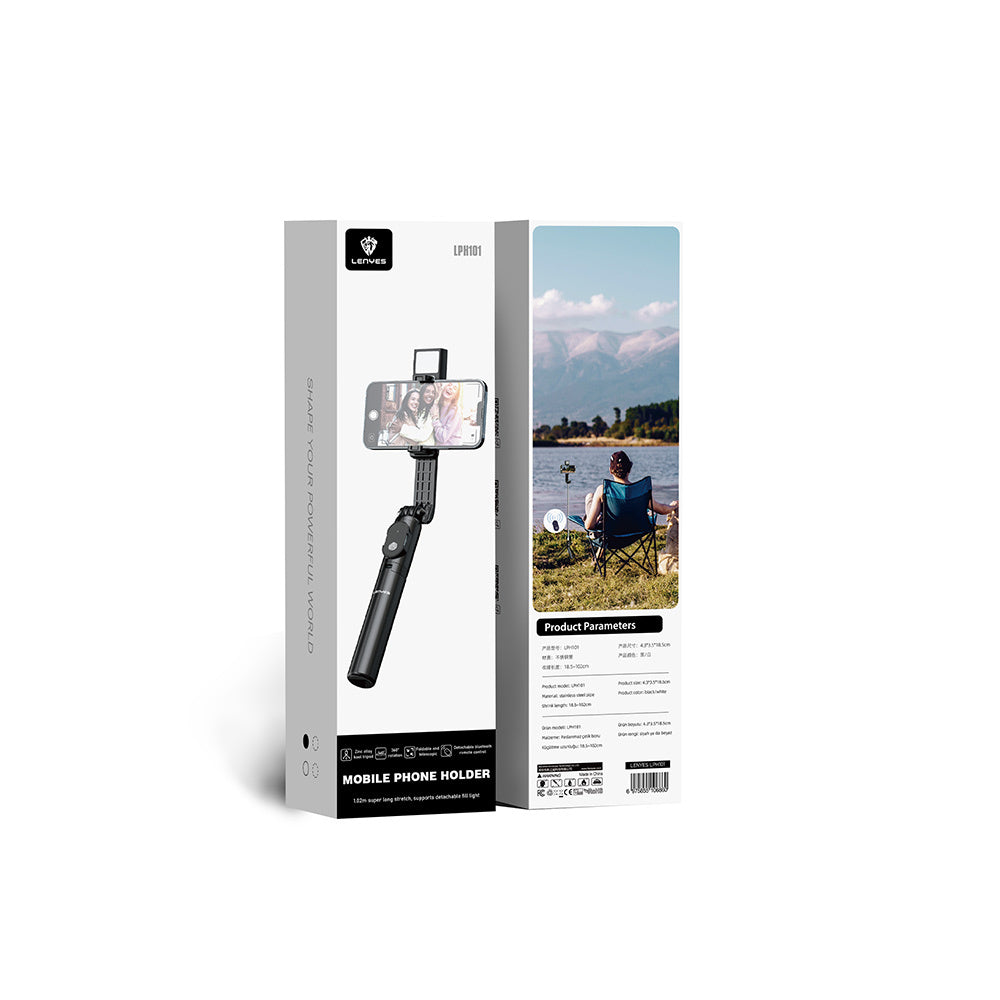 Lenyes LPH101 Canlı Yayın Dolgu Işıklı Tripod ve Selfie Çubuğu Lenyes LPH101 Canlı Yayın Dolgu Işıklı Tripod ve Selfie Çubuğu